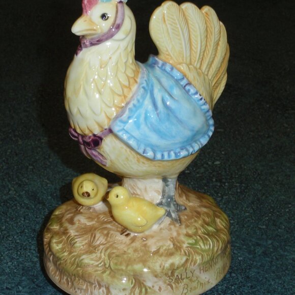 Beatrix Potter Roating Music Box "Sally Henny Penny" Chicken Christmas Gift! - Picture 5 of 9